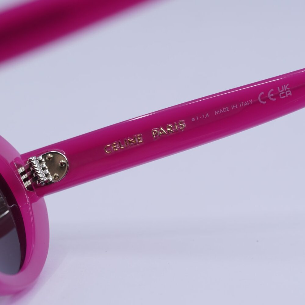 🕶️ New Celine CL40193I 72E Sunglasses - Shiny Rose Frame, Brown Lenses - Picture 8 of 10